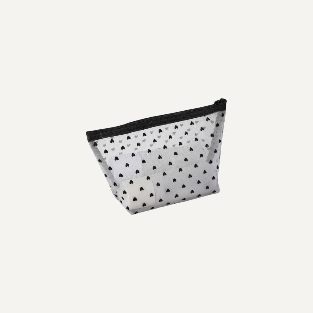 Trousse de toilette transparente Élise
