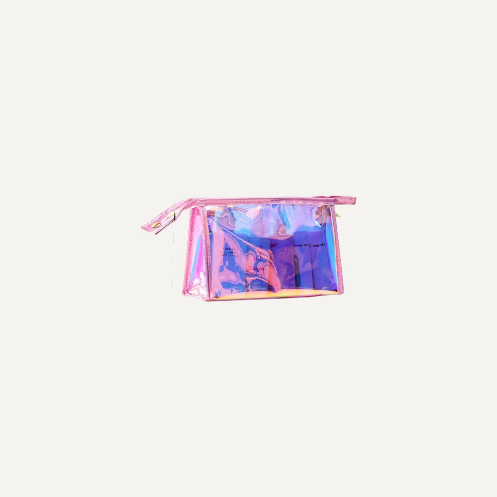 Trousse de toilette transparente Shine