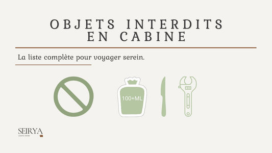 Objet interdit en cabine 		