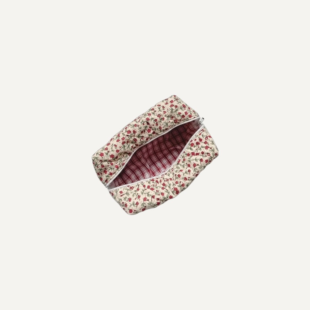 Trousse de toilette matelassée Fleurora
