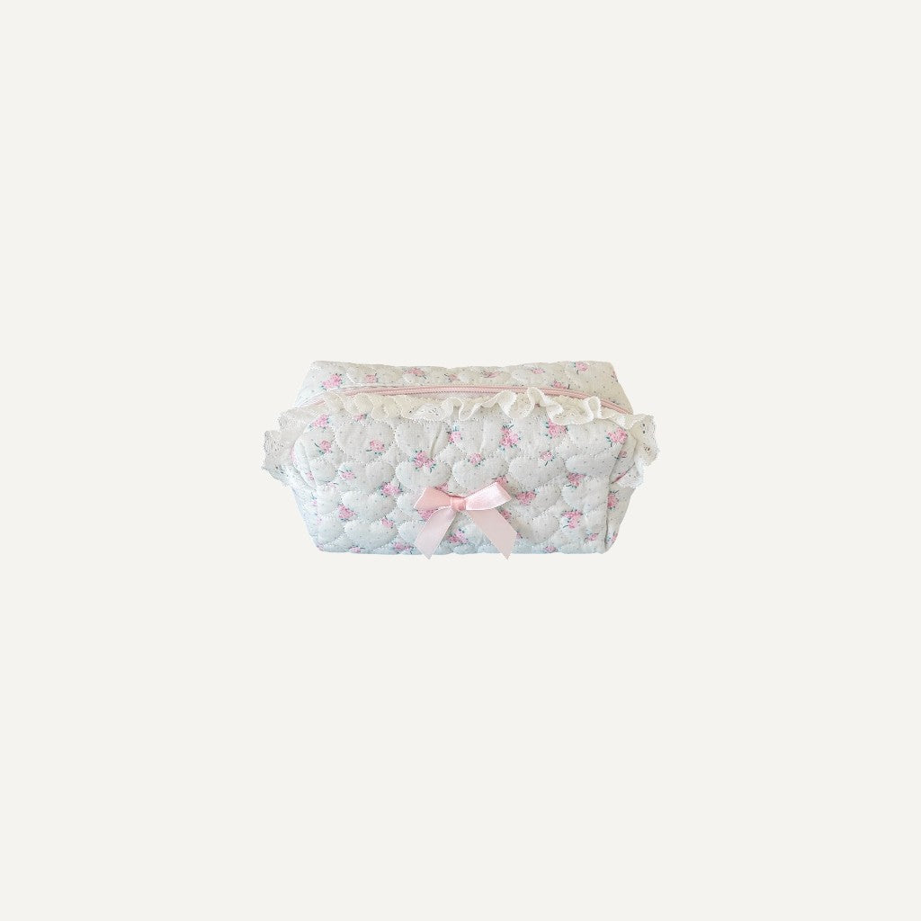 Trousse de toilette matelassée Flora