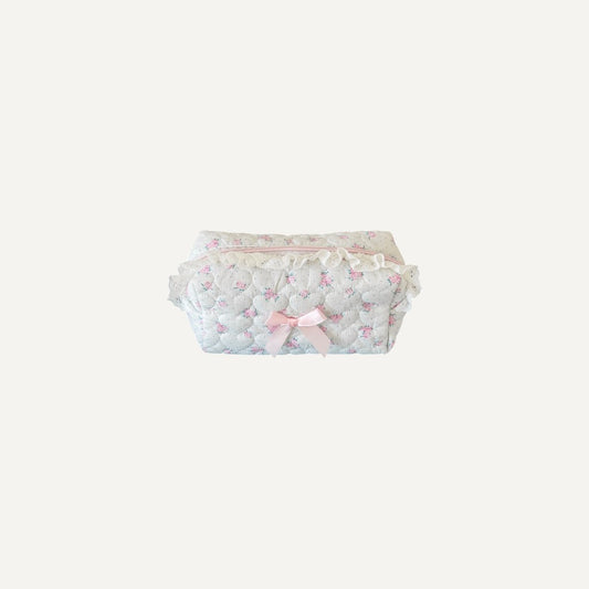 Trousse de toilette matelassée Flora