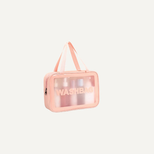 Trousse de toilette transparente Glow
