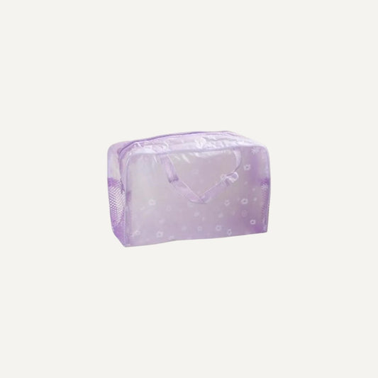 Trousse de toilette transparente Lilac